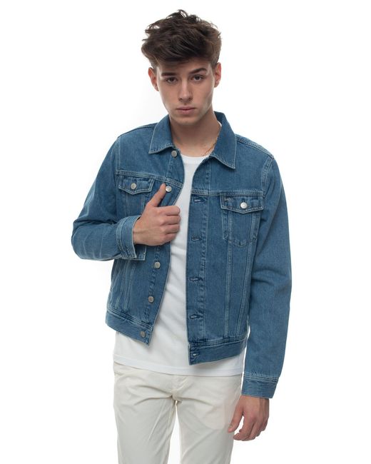 harrington jacket light blue