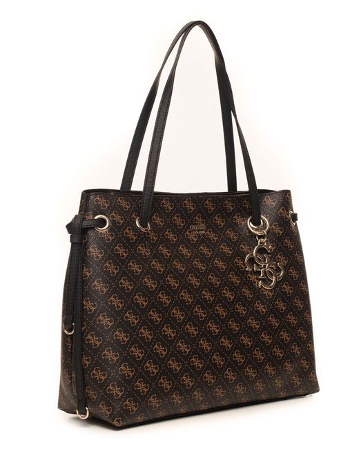 guess brown tote