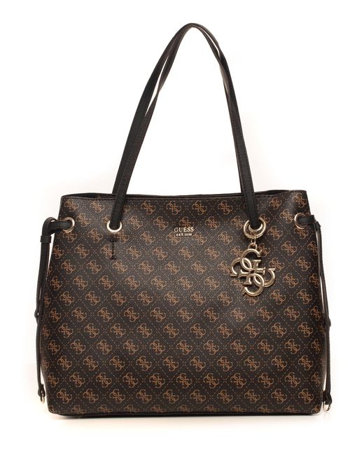 guess shopper brown