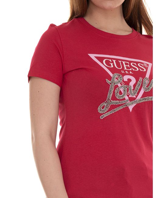 T-shirt di Guess in Red
