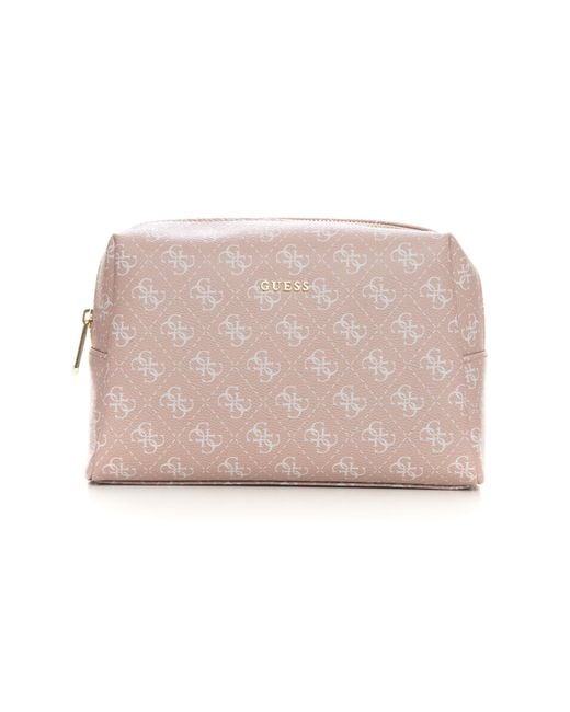 Guess Cosmetic Case Pink Lyst