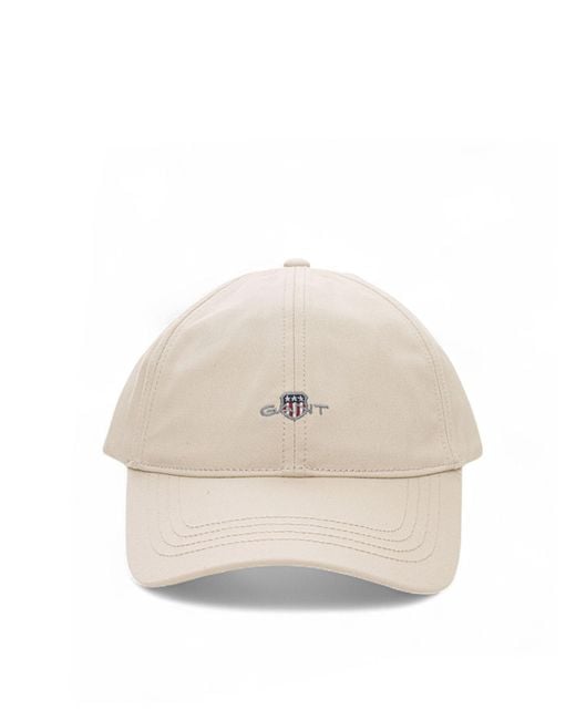 Cappello con visiera di Gant in Natural da Uomo