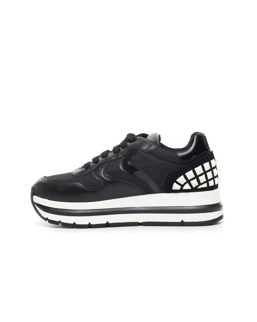 VOILE BLANCHE Sneaker trendy donna nera/oro in pelle | Quellogiusto Shop  online