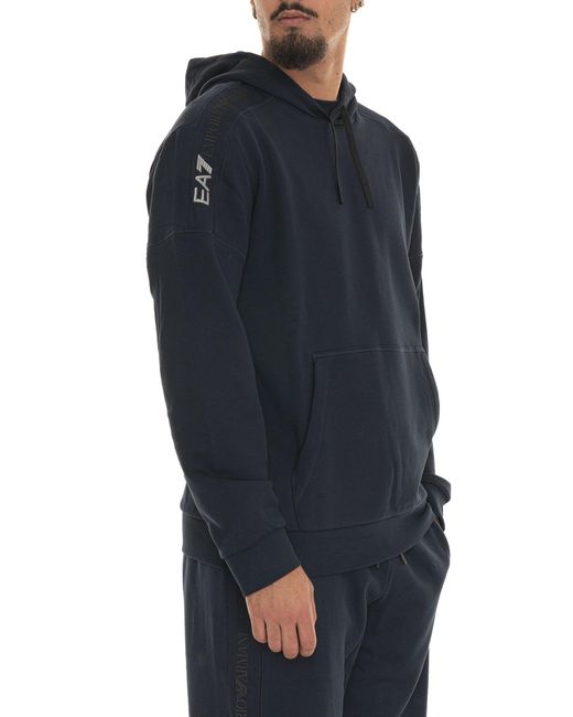 Felpa di EA7 in Blue da Uomo
