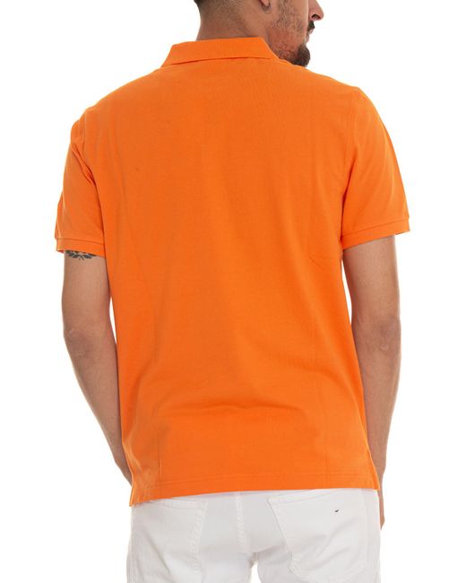 Polo manica corta di Gant in Orange da Uomo