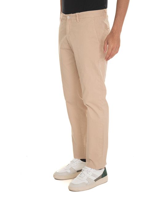 Pantalone modello chino di Gant in Natural da Uomo