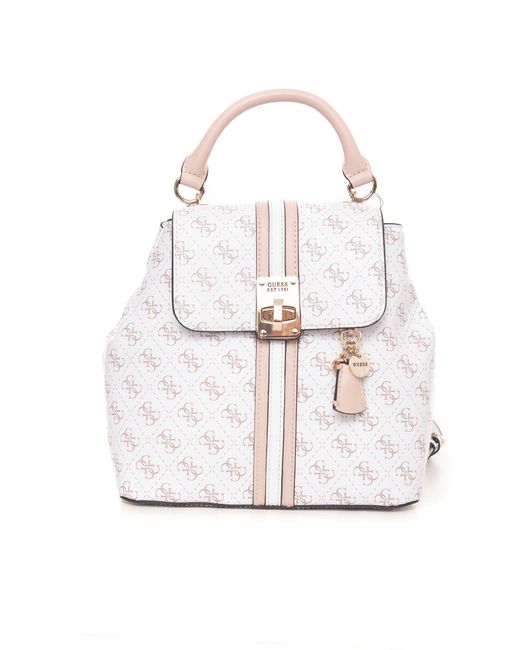 Zaino kasinta Bianco Poliuretano di Guess in Bianco Lyst