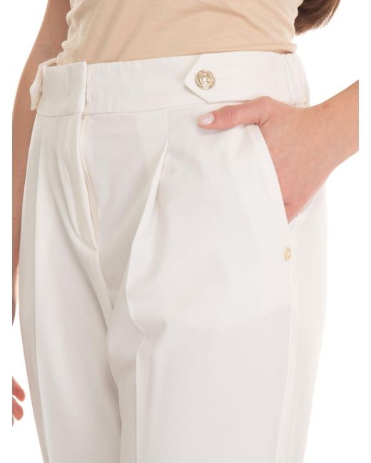 Pantalone in jersey Mammola di Pennyblack in White