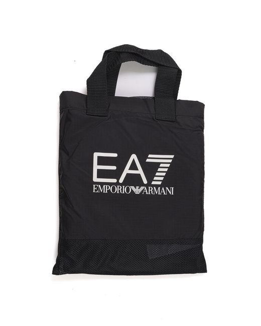 Set guanti e sciarpa di EA7 in Black