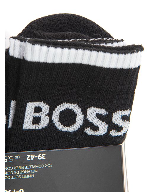 Set 6 Calzini 6P--QS-STRIPE-CC di Boss in Black da Uomo