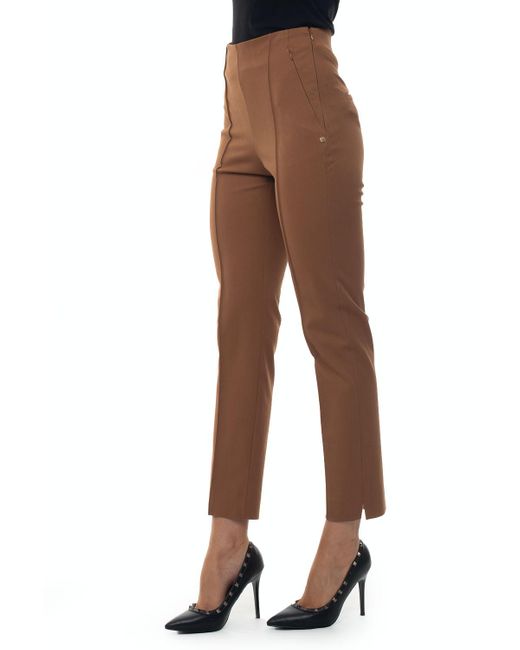 cotton bootcut trousers