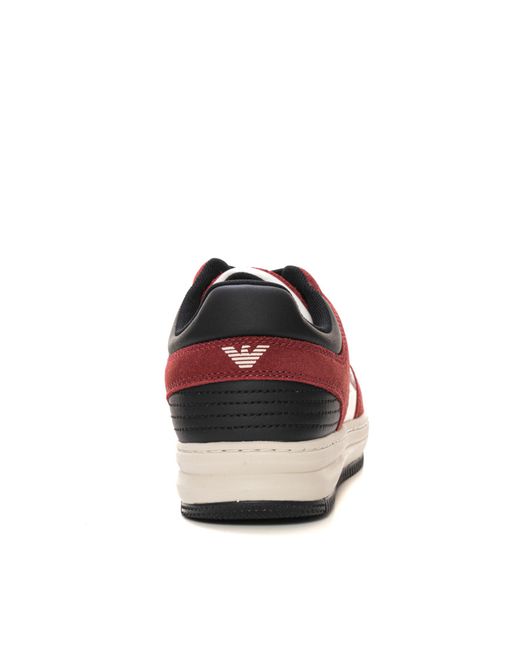 Sneakers con lacci di EA7 in Pink da Uomo