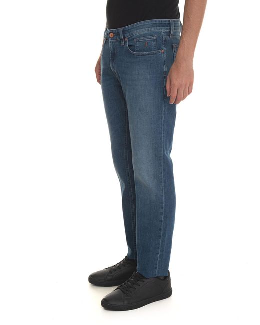 Jeans 5 tasche di Jeckerson in Blue da Uomo