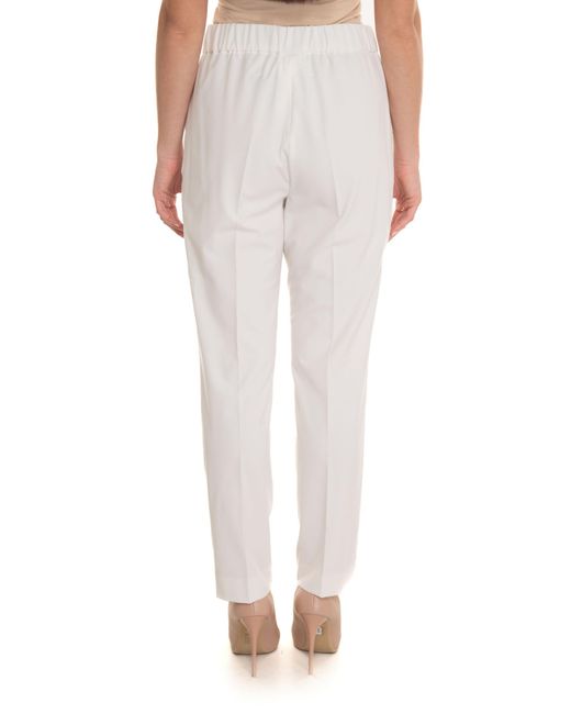 Pantalone in jersey Mammola di Pennyblack in White