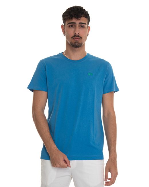 T-shirt girocollo mezza manica Serge di La Martina in Blue da Uomo
