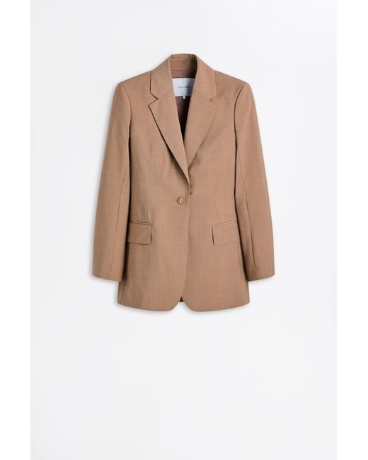 Scanlan Theodore Natural Soft Single Breasted Jacket
