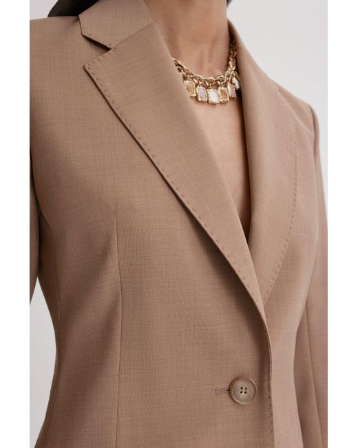 Scanlan Theodore Natural Soft Single Breasted Jacket