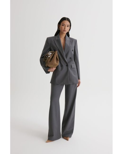 Scanlan Theodore Gray Soft Double Breasted Jacket