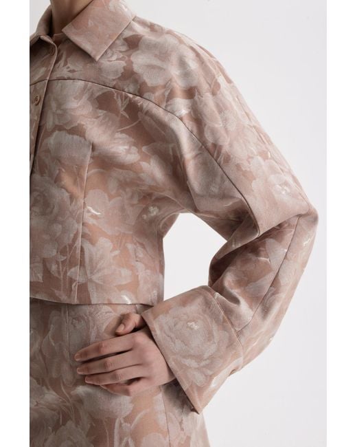 Scanlan Theodore French Damask Floral Jacket in Natural | Lyst