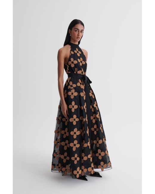 Scanlan Theodore French Couture Floral Gown in White | Lyst