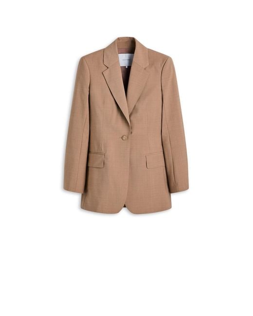 Scanlan Theodore Natural Soft Single Breasted Jacket