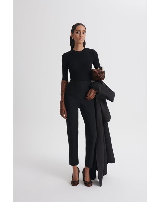 Scanlan Theodore Babywool Crew Sweater in Black | Lyst
