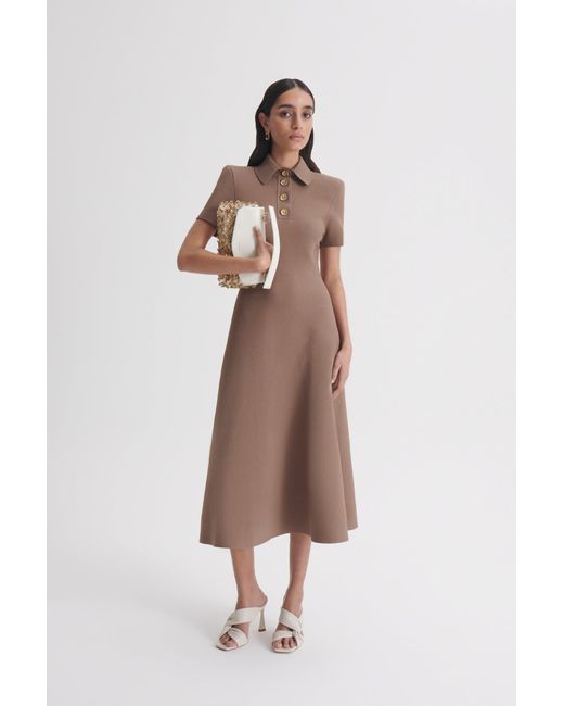 scanlan crepe knit dress Scanlan Theodore Crepe Knit Peplum Mini Dress
