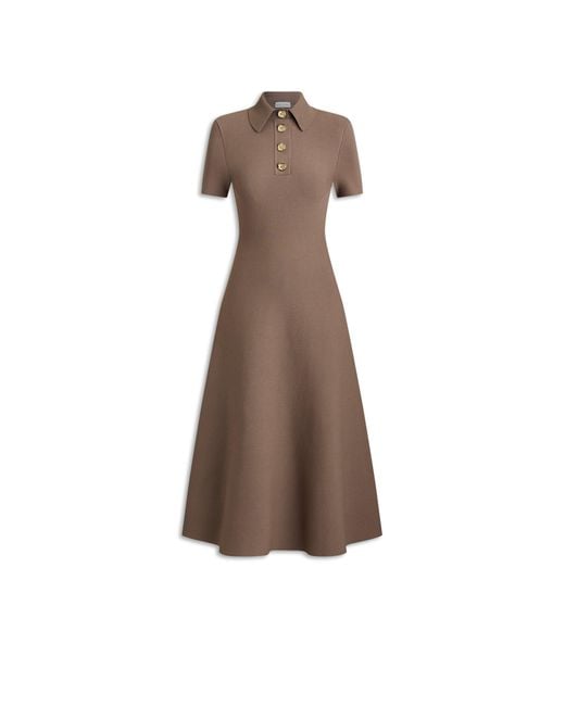 scanlan theodore crepe knit button dress Scanlan Theodore Crepe Knit Shirt Dress
