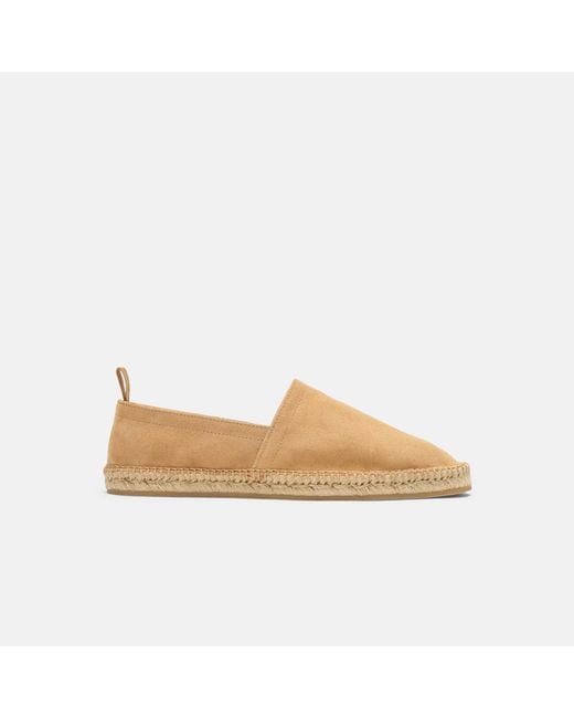 Scarosso Natural Pablo Beige Suede Espadrilles for men