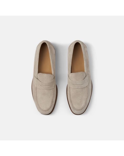 Stefano Sable Daim Scarosso pour homme en coloris White