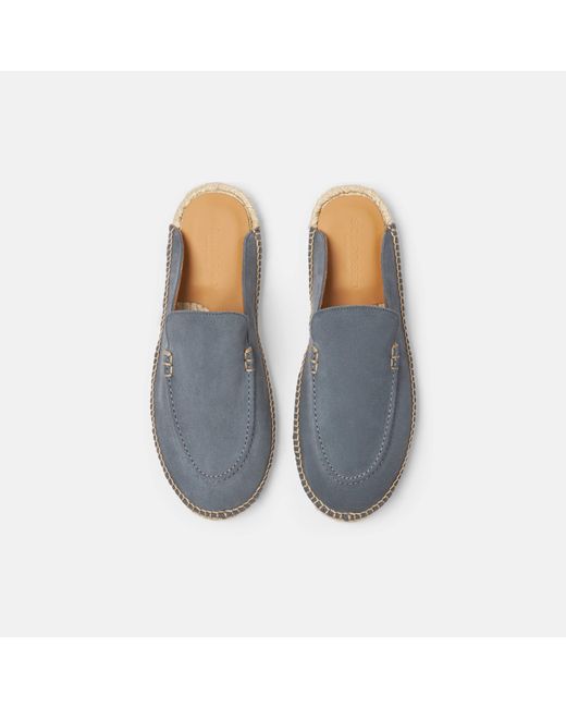 Scarosso Black Manuel Grey Suede Espadrilles for men