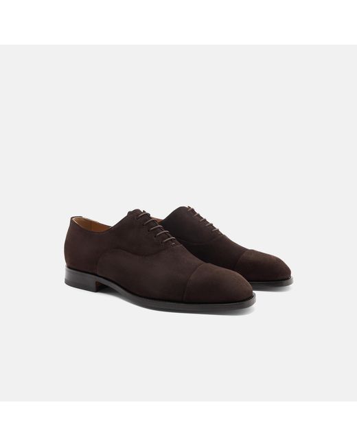 Scarosso Brown Salvatore Suede for men