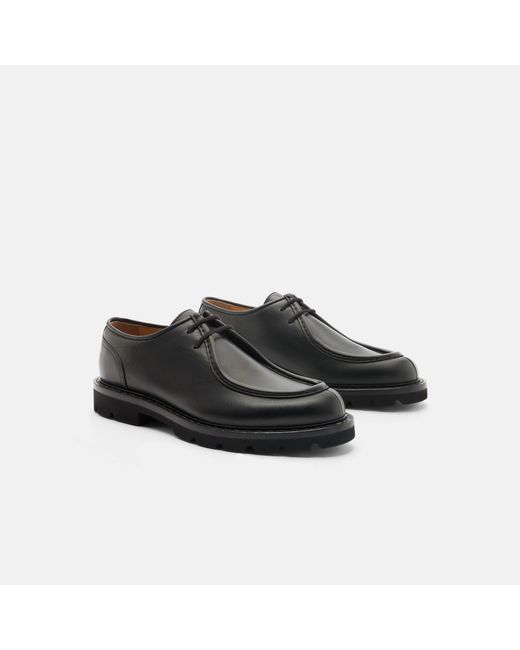 Scarosso Damiano Black Derbies for men