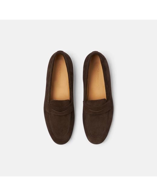 Scarosso Brown Monica Marrone Scamosciata Loafers