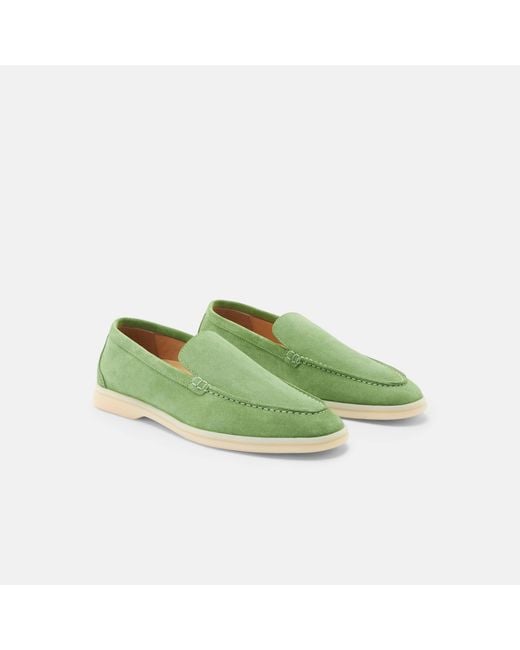 Scarosso Green Ludovica Verde Chiaro Scamosciata Loafers
