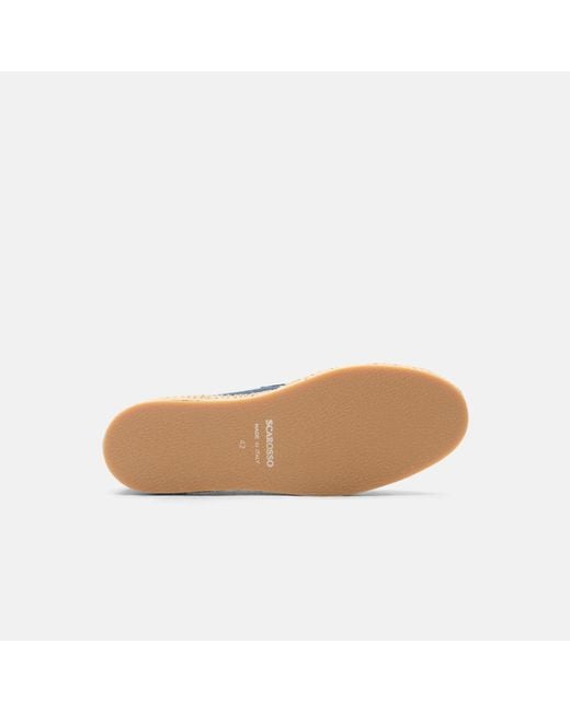 Scarosso Blue Diego Steel Suede Espadrilles for men