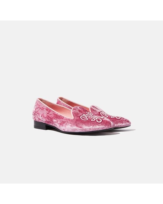 Scarosso Pink Lady Nolita Velvet