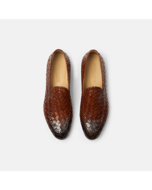Scarosso Brown Vittorio Cognac Loafers for men
