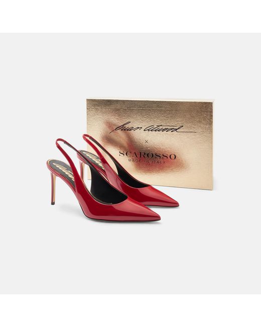 Scarosso Sutton Red Patent Pumps