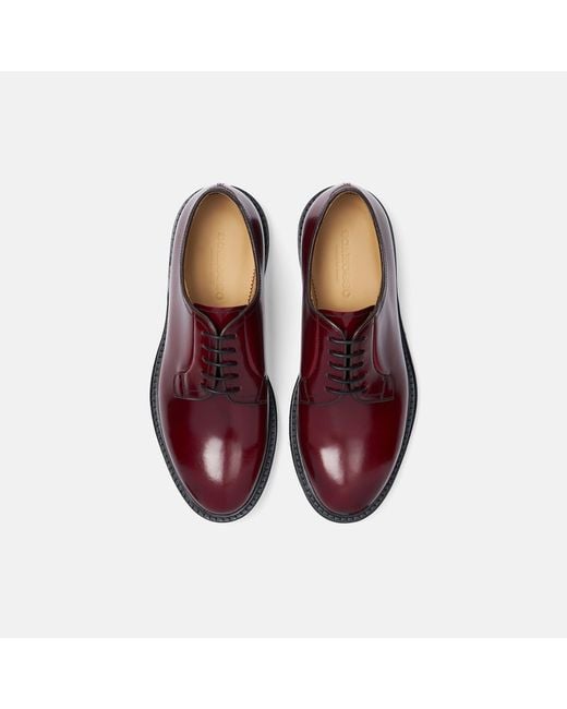 Scarosso Red Harry Burgundy Derbies for men