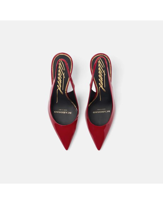Scarosso Sutton Red Patent Pumps