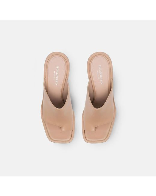 Scarosso Black Gwen Nude Heels