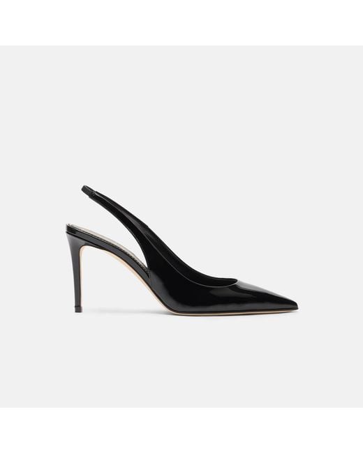 Scarosso Sutton Black Patent Pumps