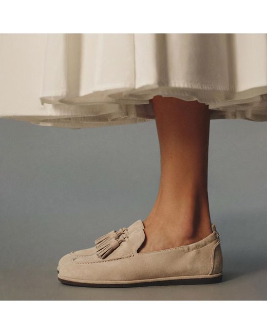 Scarosso Natural Anais Sand Suede