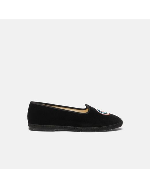 Scarosso Black William Iv Target Slippers for men
