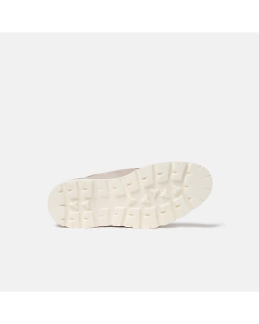 Scarosso White Damiano Light Sand Suede for men