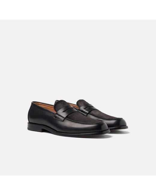 Scarosso Black Aaron Pony for men