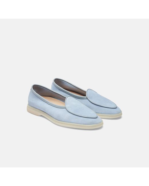 Scarosso Blue Livia Light Suede