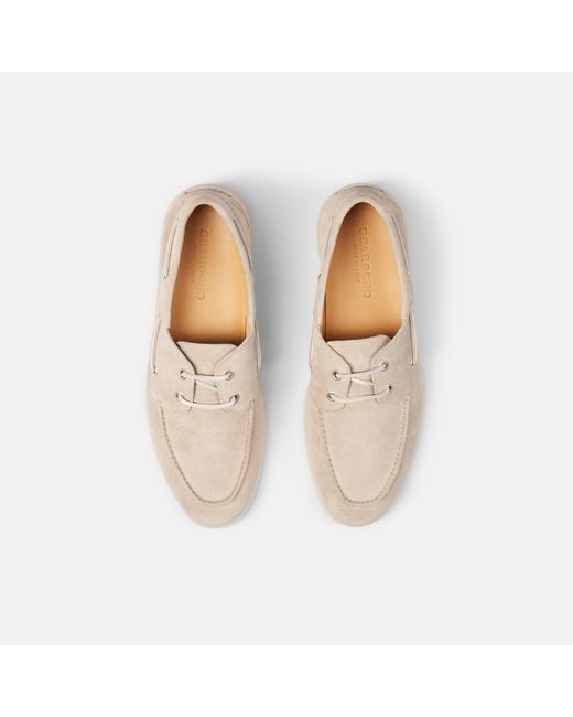 Lio Sable Daim Scarosso pour homme en coloris White