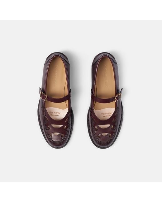 Scarosso Brown Minni Burgundy